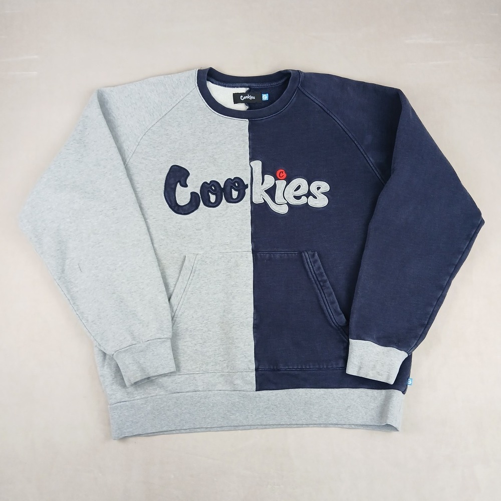 Cookies‎ SF XL Mens Sweatshirt Pockets 24x27 FLAWS Fleece 420 Hip Hop Streetwear